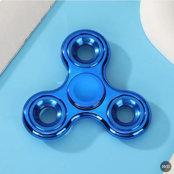 Digital Fingertip Gyro Fidget Spinner – ABS Plastic Three-Finger Stress Relief &amp; Decompression Toy