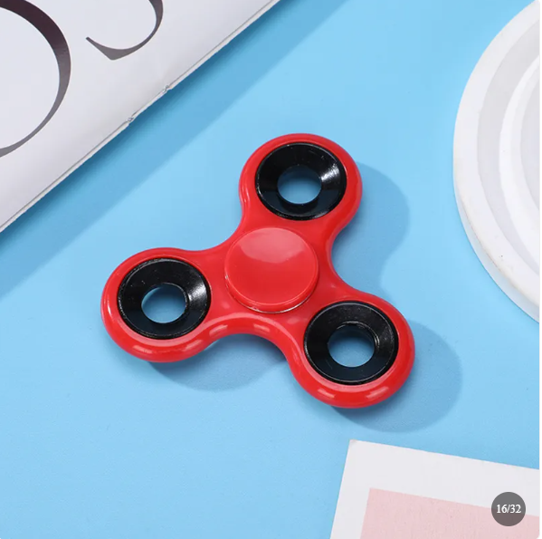 Digital Fingertip Gyro Fidget Spinner – ABS Plastic Three-Finger Stress Relief &amp; Decompression Toy