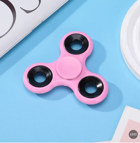 Digital Fingertip Gyro Fidget Spinner – ABS Plastic Three-Finger Stress Relief &amp; Decompression Toy
