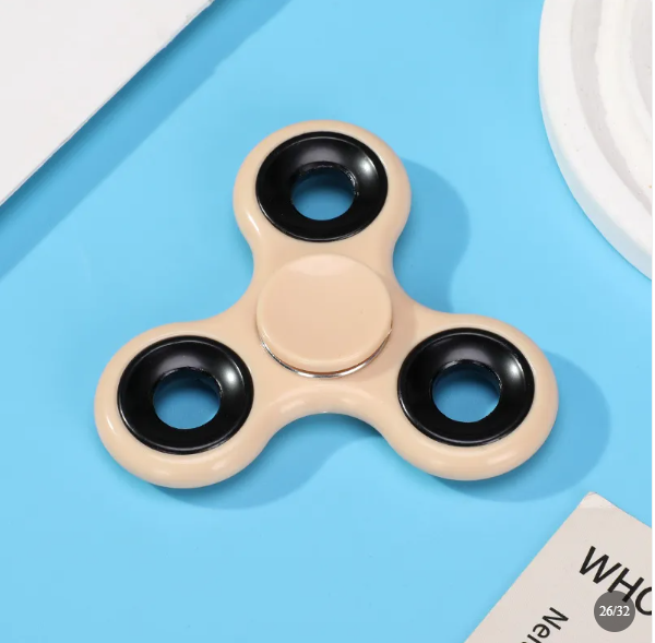 Digital Fingertip Gyro Fidget Spinner – ABS Plastic Three-Finger Stress Relief &amp; Decompression Toy