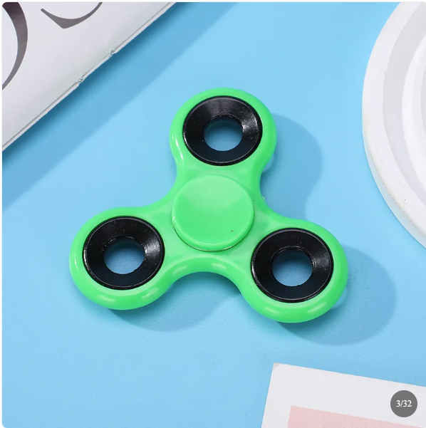 Digital Fingertip Gyro Fidget Spinner – ABS Plastic Three-Finger Stress Relief &amp; Decompression Toy