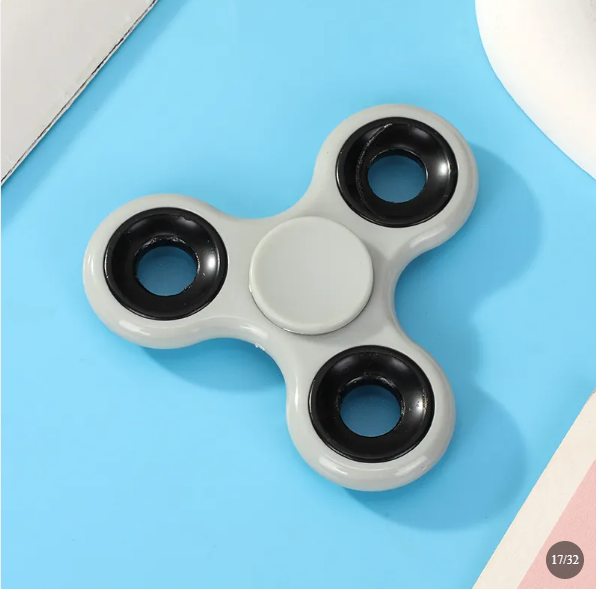 Digital Fingertip Gyro Fidget Spinner – ABS Plastic Three-Finger Stress Relief &amp; Decompression Toy