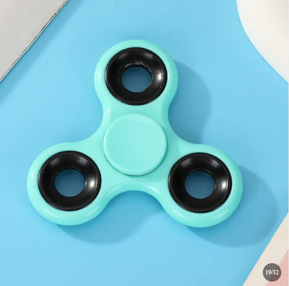 Digital Fingertip Gyro Fidget Spinner – ABS Plastic Three-Finger Stress Relief &amp; Decompression Toy