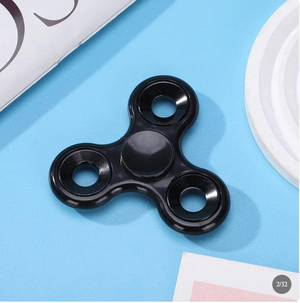 Digital Fingertip Gyro Fidget Spinner – ABS Plastic Three-Finger Stress Relief &amp; Decompression Toy