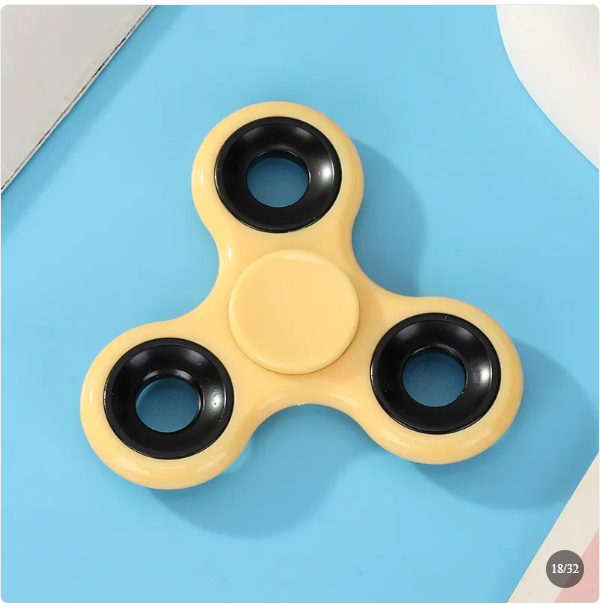 Digital Fingertip Gyro Fidget Spinner – ABS Plastic Three-Finger Stress Relief & Decompression Toy