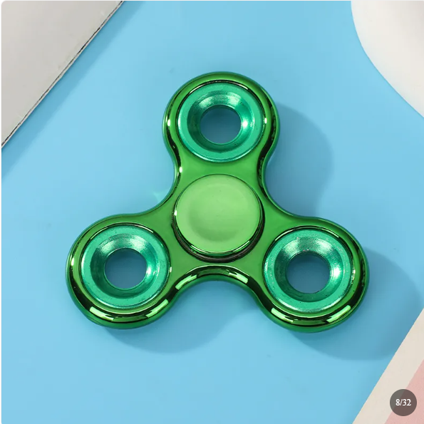 Digital Fingertip Gyro Fidget Spinner – ABS Plastic Three-Finger Stress Relief &amp; Decompression Toy