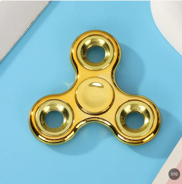 Digital Fingertip Gyro Fidget Spinner – ABS Plastic Three-Finger Stress Relief &amp; Decompression Toy