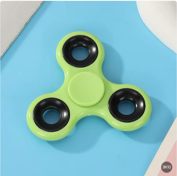 Digital Fingertip Gyro Fidget Spinner – ABS Plastic Three-Finger Stress Relief &amp; Decompression Toy