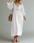 Airy Cotton Summer Dress for Women, Breathable and Versatile, Flattering Fit for Day or Night Wear