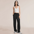 Pleated Pants for Women, High-Quality Relaxed Fit Pants with Sophisticated Design, Versatile for Casual and Formal Wear